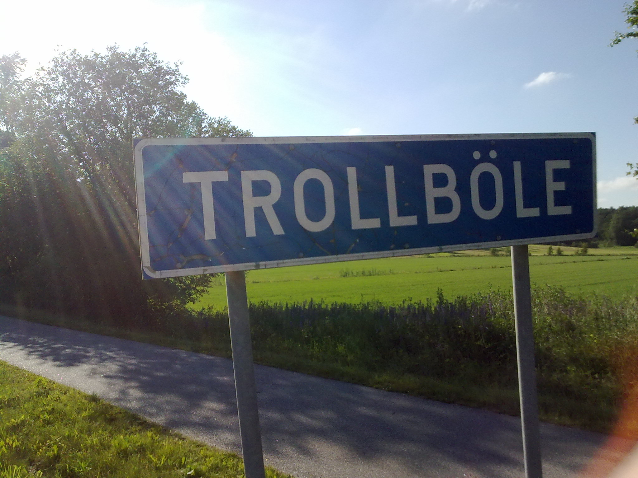 Trollböle-sign