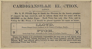 Cardiganshire Election ballot paper 1880.jpg