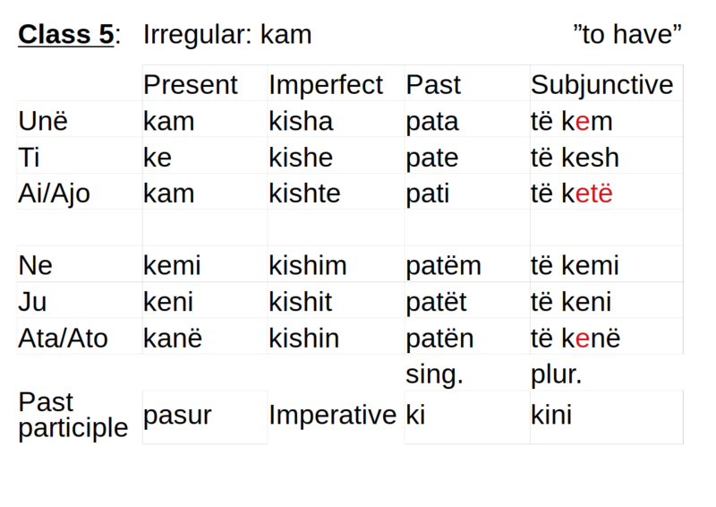 File:Albanian verbs - irregular - kam - to have.png