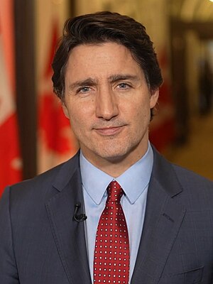 Prime Minister Trudeau's message on Christmas 2023 (0m29s) (cropped).jpg